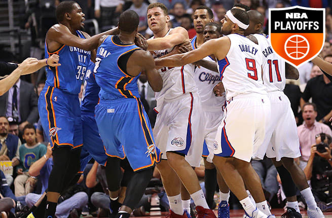 Expect the Thunder and Clips, who split their season series, to get physical in their second-round clash.